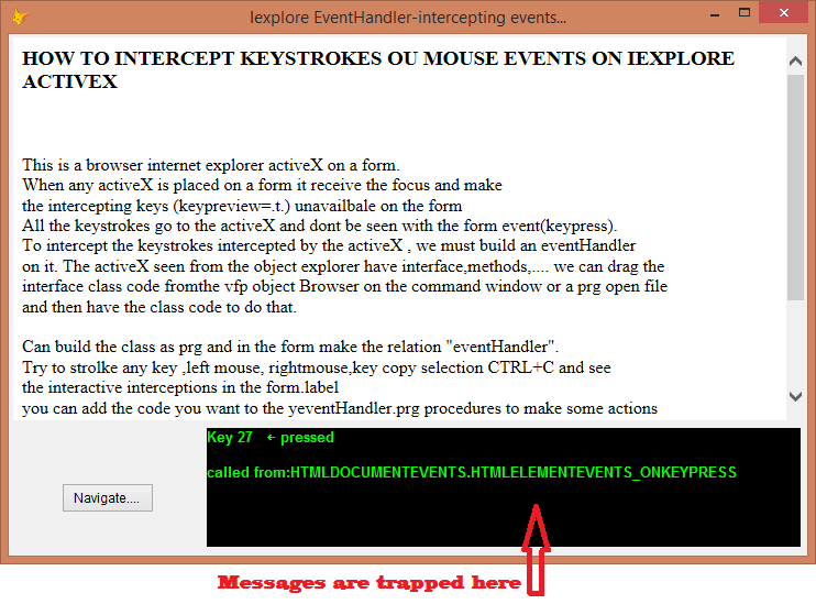 foxpro internet explorer