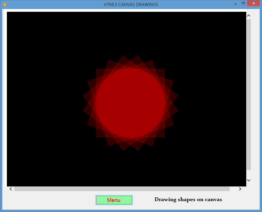 Html5 canvas samples Part4 Visual Foxpro codes