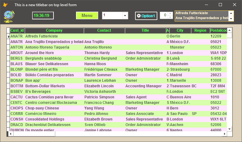 A New Vfp Top Level Form Titlebar Visual Foxpro Codes