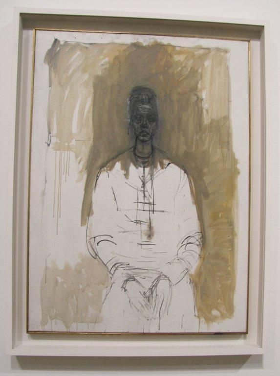 Caroline en larmes -1962 (huile sur bois)