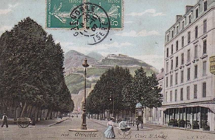 Centre historique (5/5) : Quartiers autour de la gare - cours Jean Jaurès -  GRENOBLE - la ville et sa région