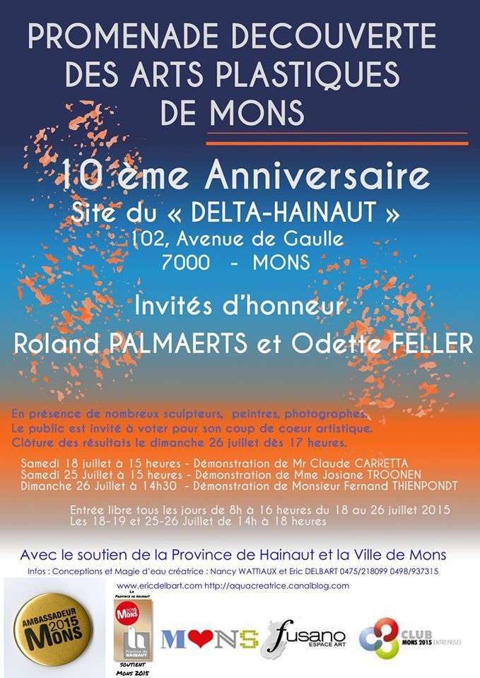 MONS : Xe Promenade Découverte des arts plastiques