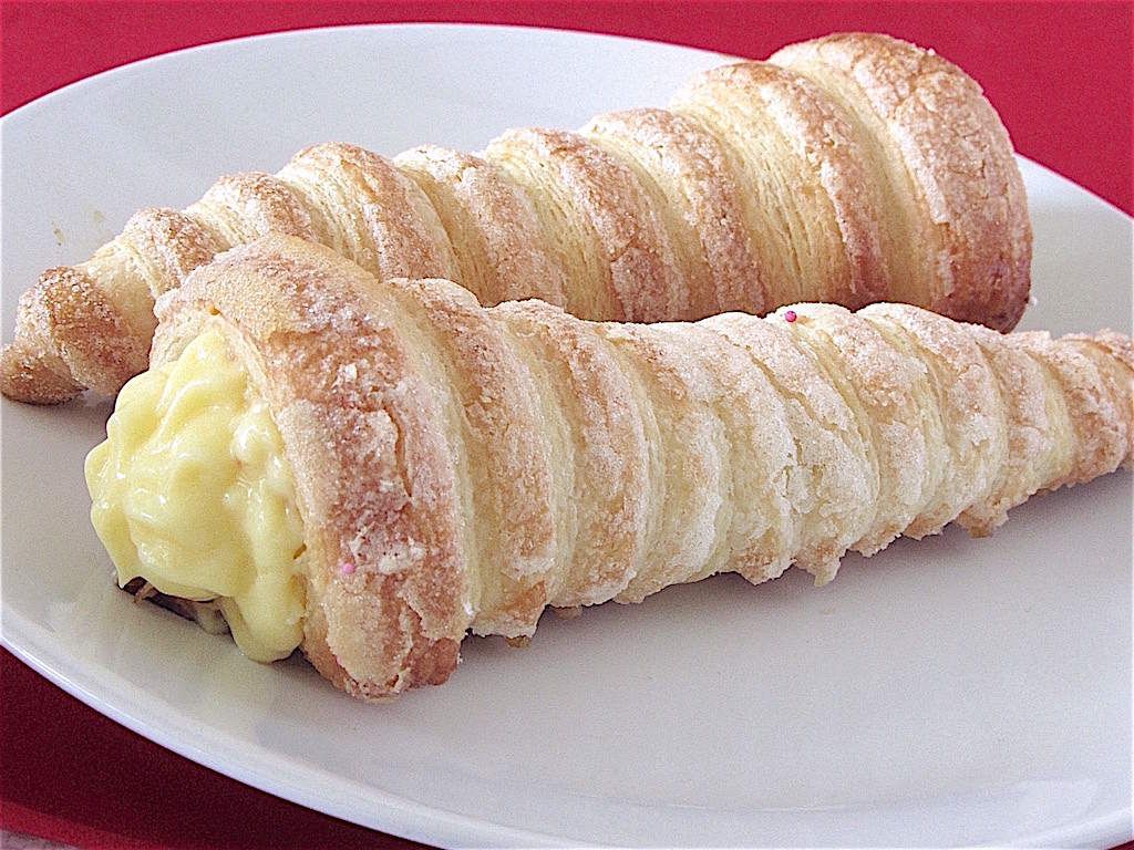 Cornets feuilletés à la crème vanillée - Le blog de Patrick