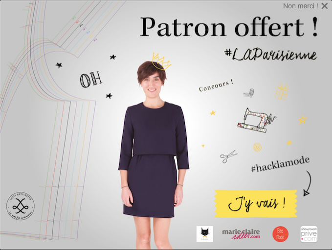 Patron La Parisienne de Louis Antoinette
