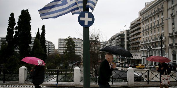 L’économie grecque s’est contractée de 0,9 % au troisième trimestre. (Crédits : Reuters)