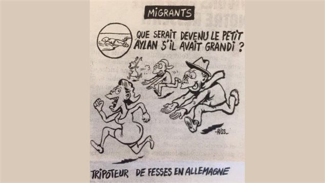 Caricature controversée du dessinateur Riss de Charlie Hebdo. Photo : Charlie Hebdo