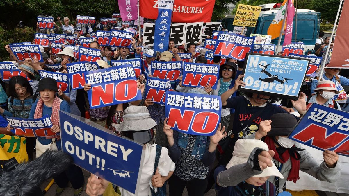 JAPON : victoire ! Le peuple met en ÉCHEC le projet de nouvelle BASE AMÉRICAINE à Okinawa ! 