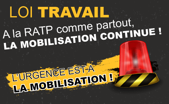 La CGT RATP appelle à une grève reconductible et illimitée à partir de juin