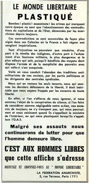 AFFICHES ANARCHISTES