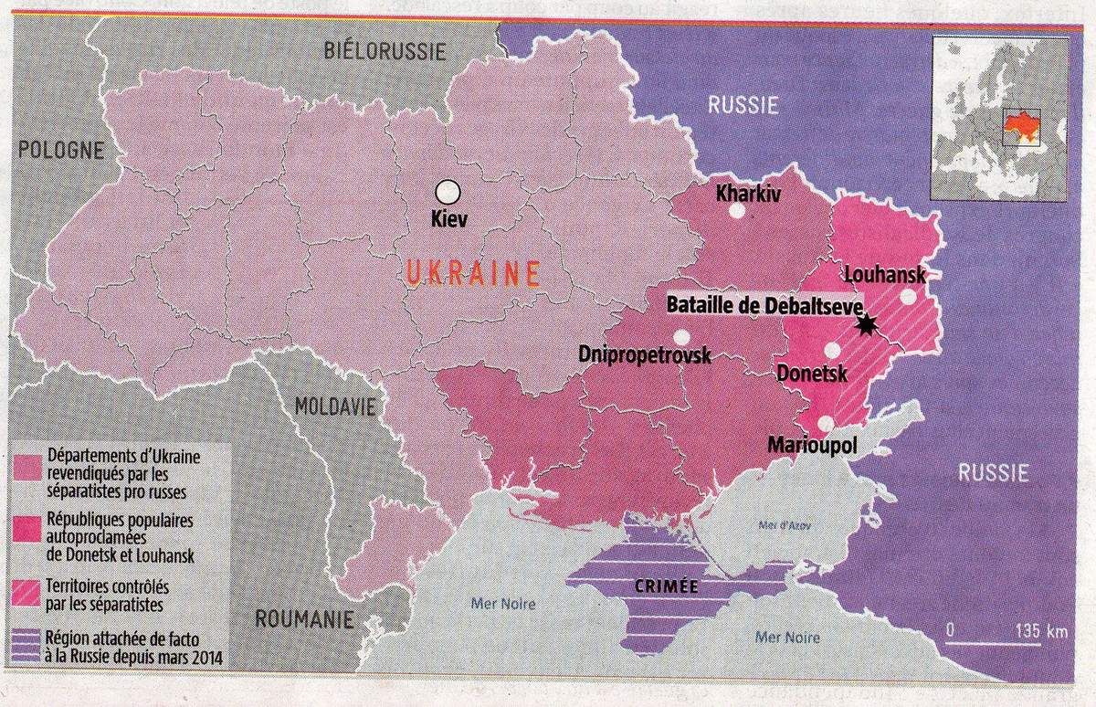 Guerre Ukraine Russie Kiev Carte [UKRAINE] - Accords de Minsk - Fédéralisation : l'analyse des