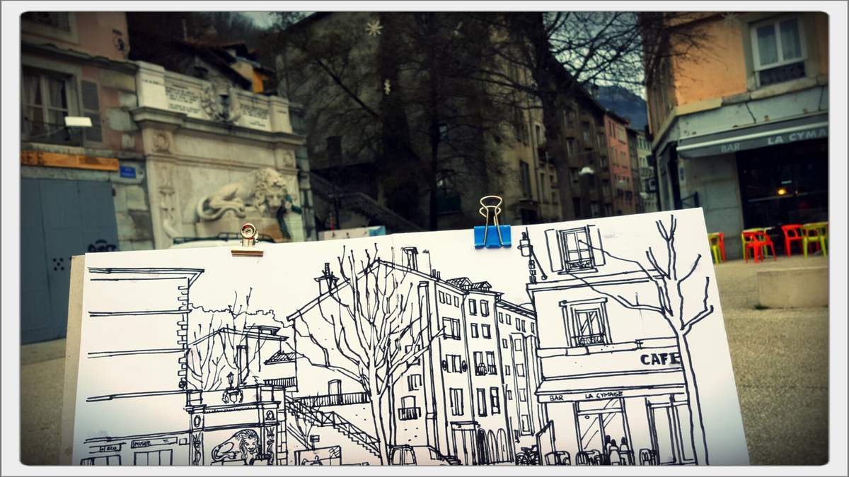 Quartier Saint-Laurent // Croquis de quartier // emdé, 2016