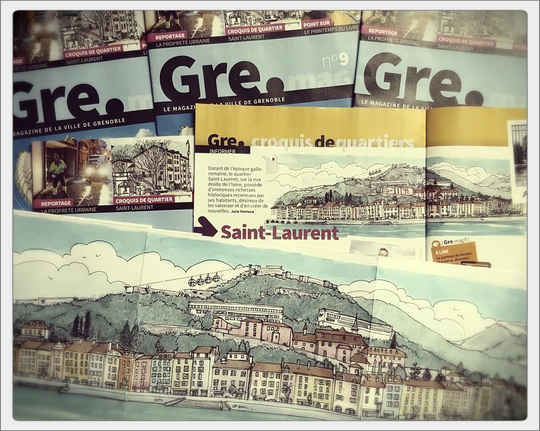 Quartier Saint Laurent // Croquis de Quartier // emdé,2016