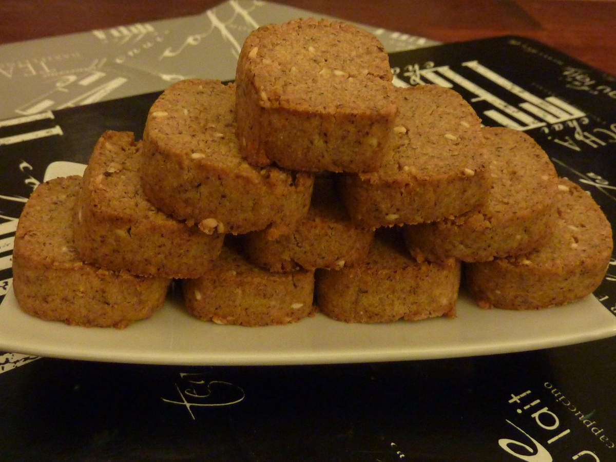 galets sésame, paprika, parmesan sans gluten Criss Cuisine