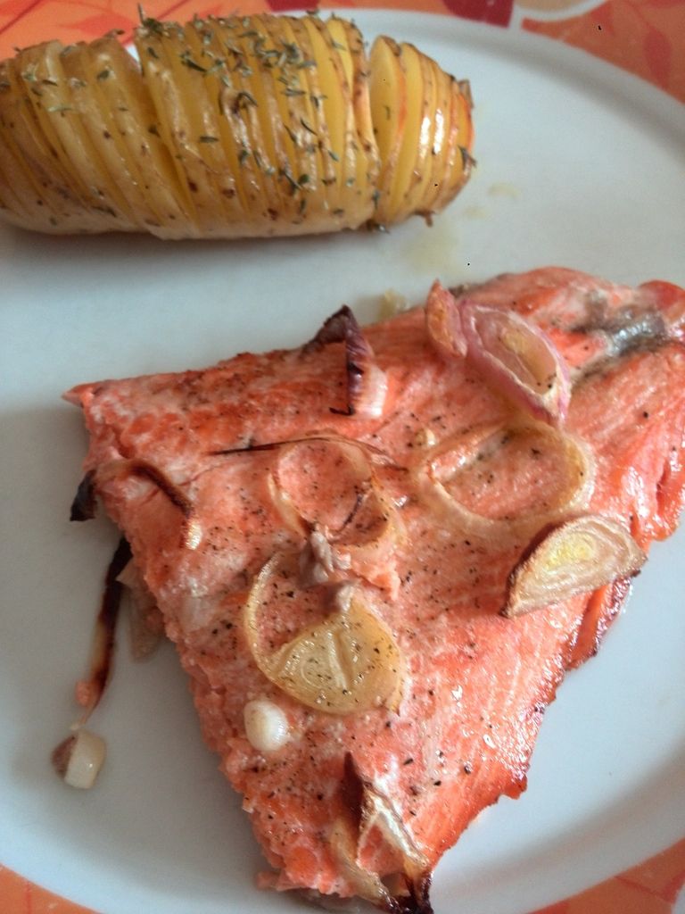 filets de truites roses au four et pommes de terre à la suédoise - Le blog  de corinnette