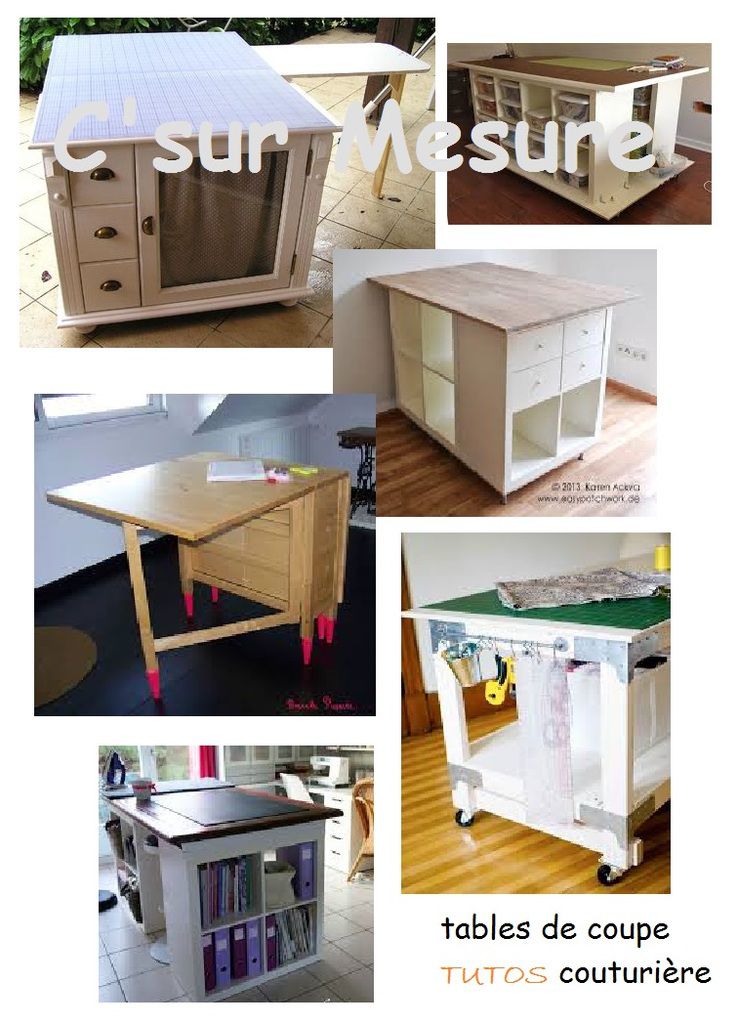 Info : tutos sur les tables de coupe, fait "Maison". - C'sur Mesure