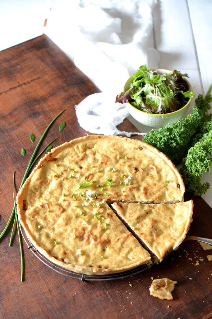 Quiche &quot;lorraine&quot; végétale