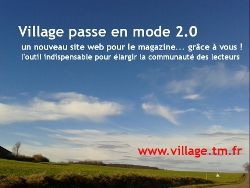 Village crée son nouveau site internet .Cliquez sur l’image et soutenez la création 