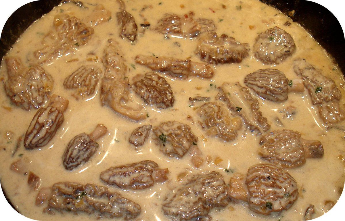 Sauce Aux Morilles Sauce crémeuse aux morilles - LES RECETTES DE VANESSA