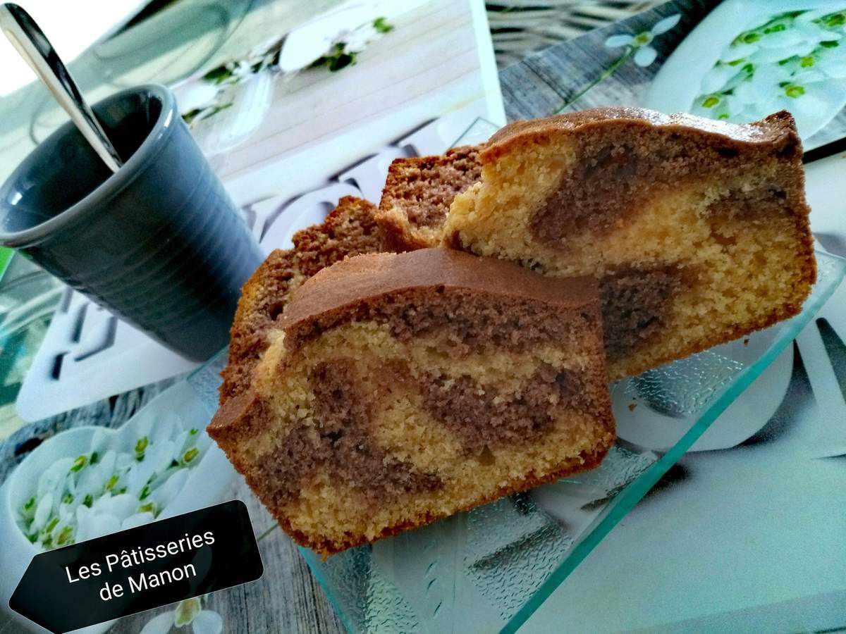 Gâteau Marbré Au Chocolat Nesquick - Les Pâtisseries de Manon