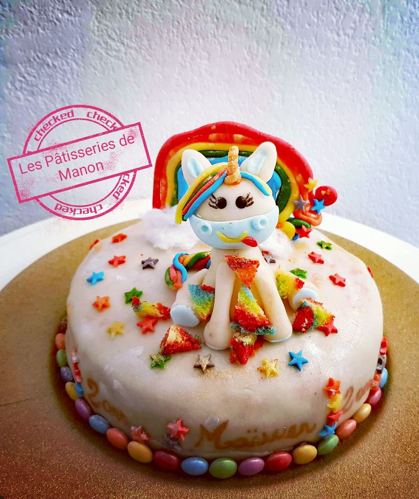 Gâteau Licorne Rainbow Surprise - Les Pâtisseries de Manon