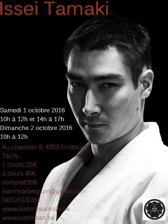 Issei Tamaki à Liège, 1er et 2 octobre