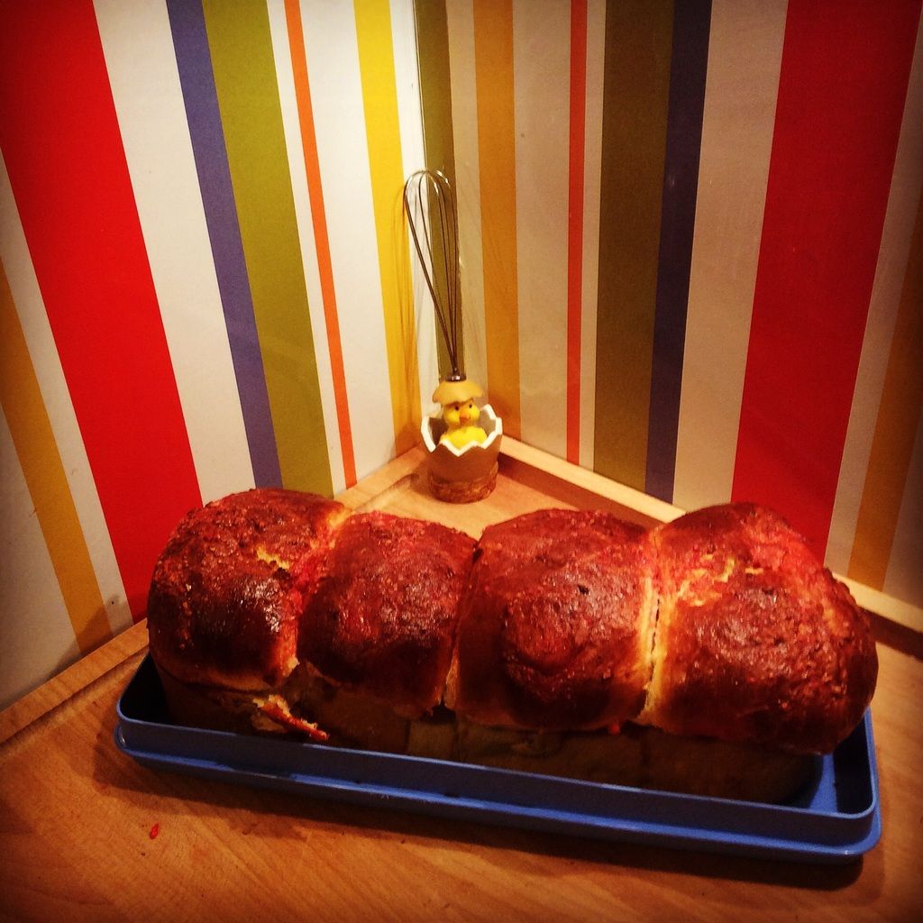 Ma brioche aux pralines roses