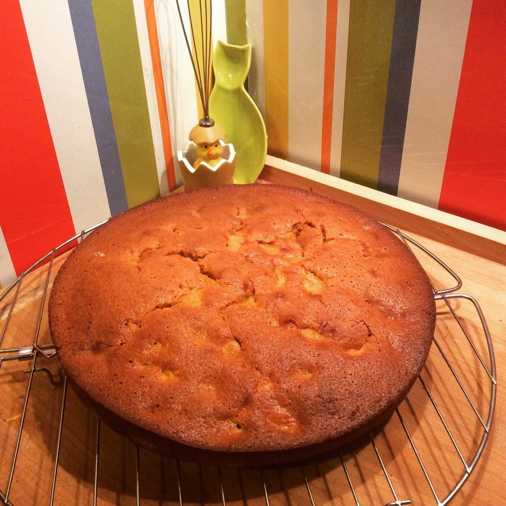 Mon gâteau caramel beurre salé et abricots