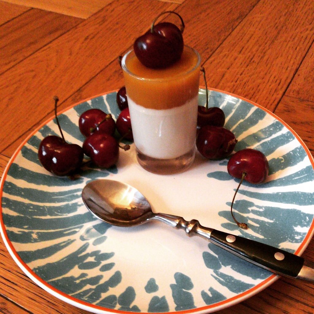 Panna cotta parfum de verveine