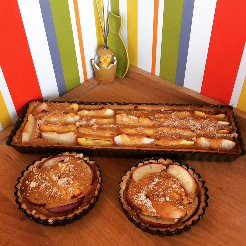Ma tarte nectarines crème d'amandes