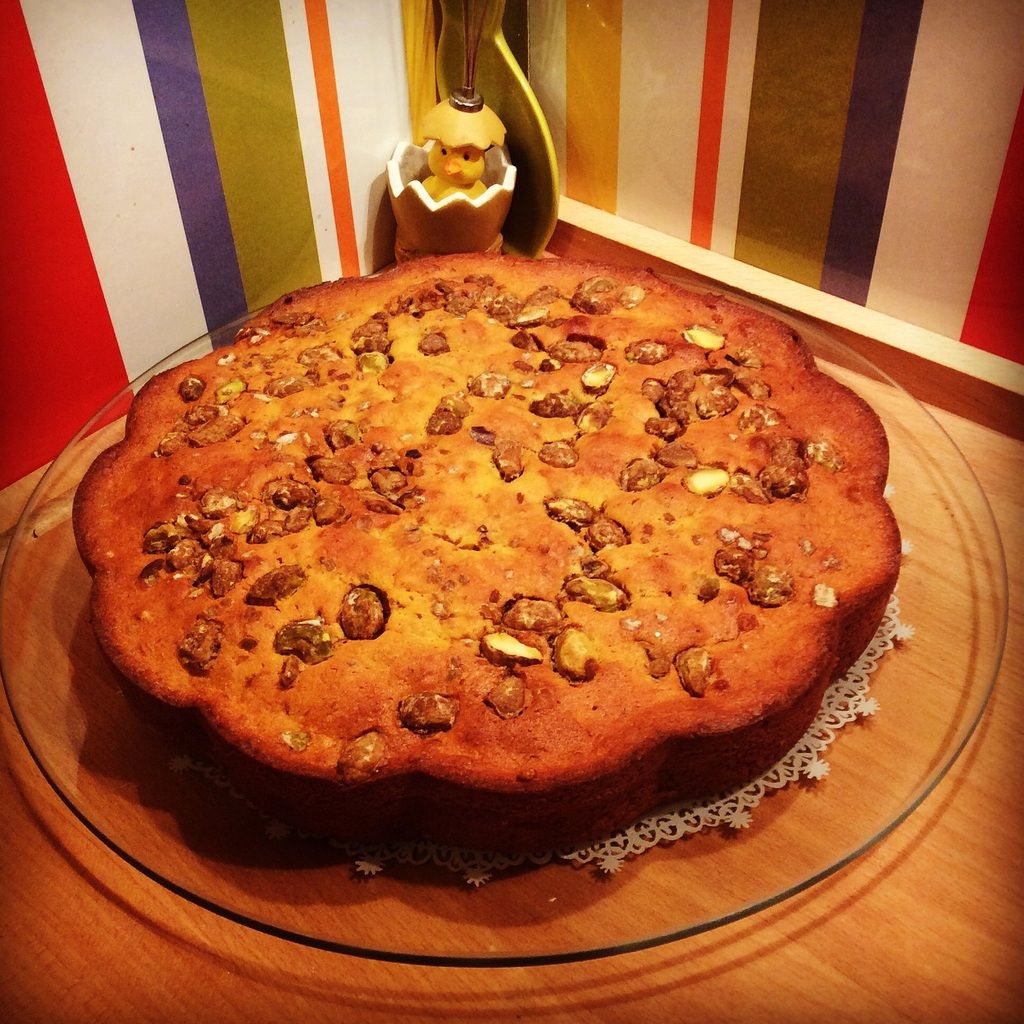 Mon gateau abricots pistaches