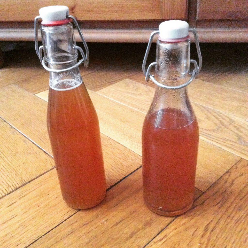 Mon sirop de rhubarbe
