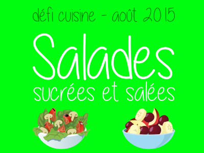 Défi cuisine du mois d'août