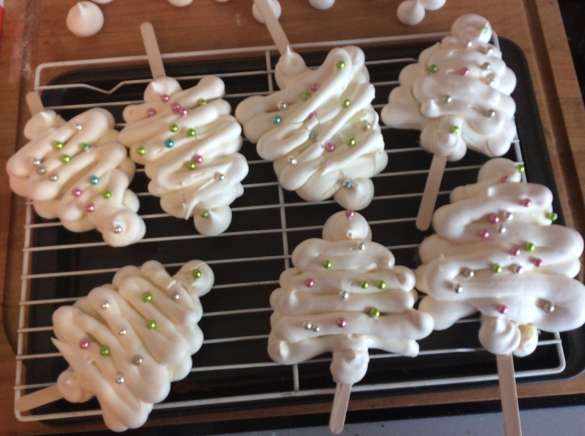 Mes sapins en meringue