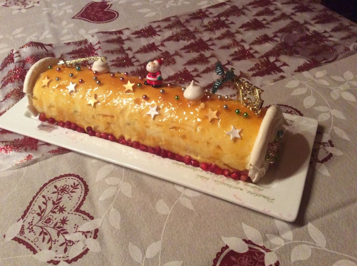 Ma bûche passion mangue