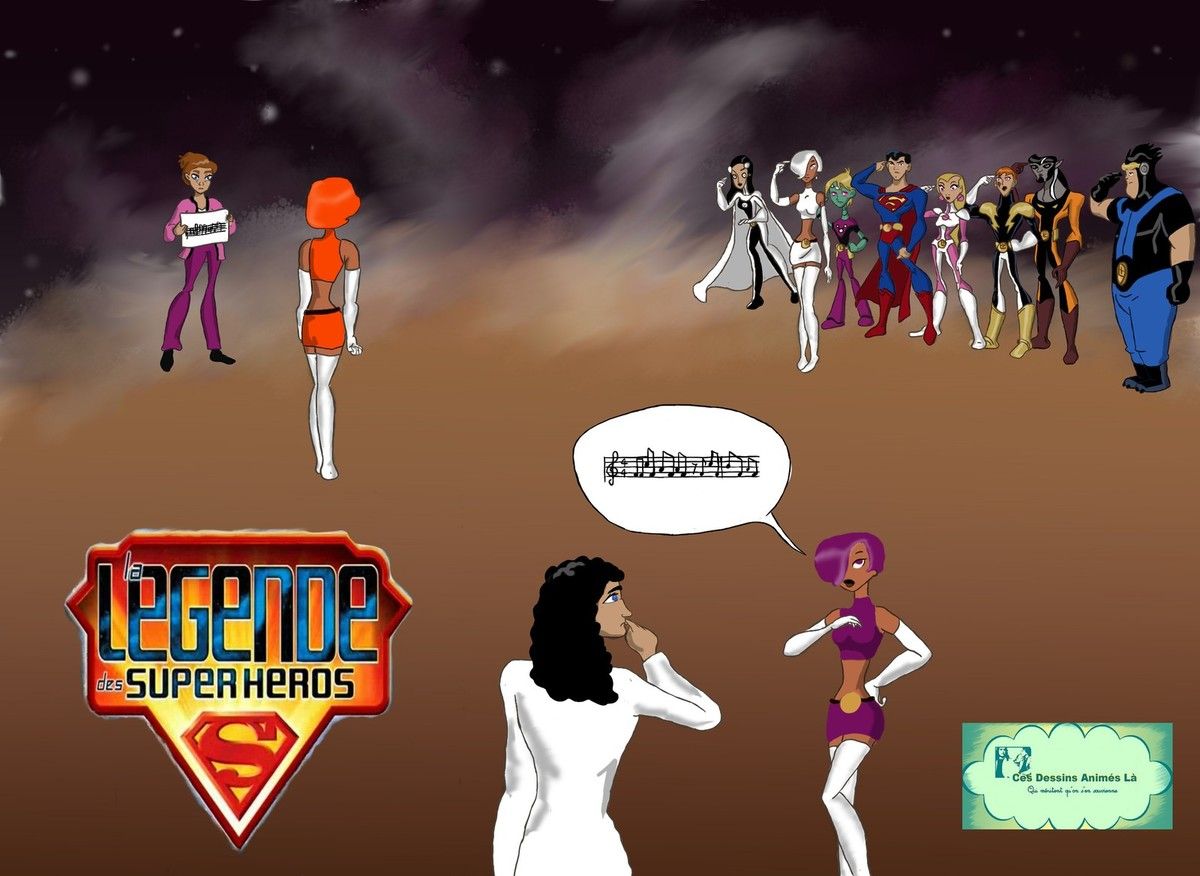 Distribution De La Légende Des Super-héros Ces Dessins Animés-Là qui méritent qu'on s'en souvienne - Deux amis