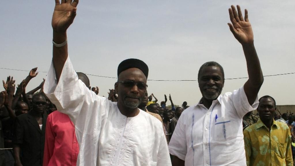 Saleh Kebzabo et Yorongar (de gauche à droite)