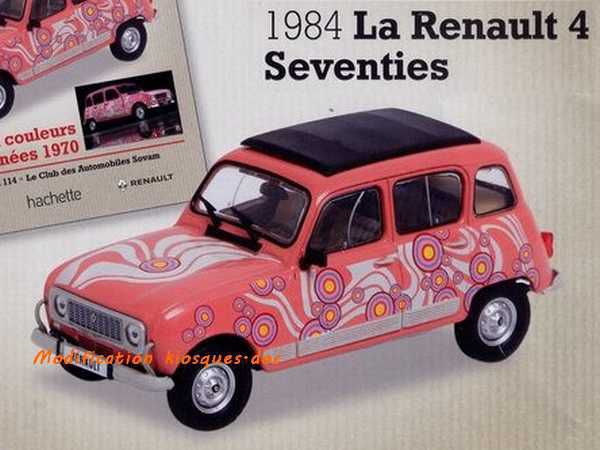 Passion Renault 4 - 1/43 - Miniatures, Collections Presse