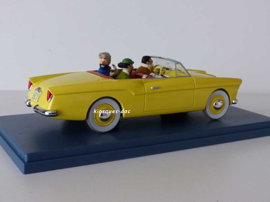 Voiture de collection Tintin, Les Dupondt dans la 201 cabriolet