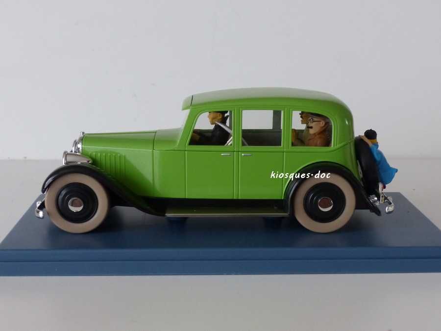 Véhicule Moulinsart Tintin - La voiture des interprètes (Echelle 1/24)