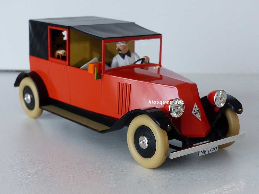 Véhicule Moulinsart Tintin - L'auto accidentée (Echelle 1/24)