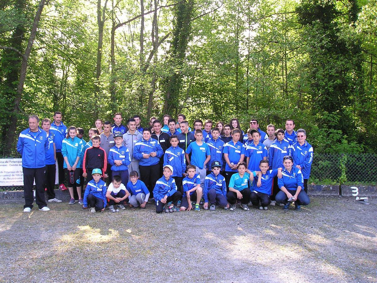 Championnat départemental en Triplette à Bagnères de Bigorre le 10 Mai 2015