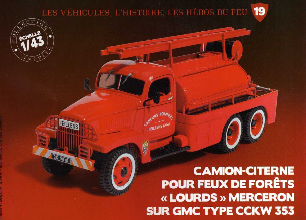 Maquette camion citerne ravitailleur CCR10