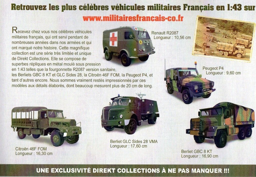 vehicule militaire miniature de collection
