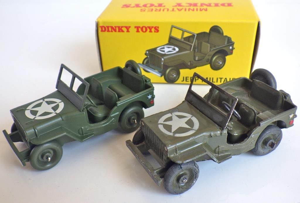 Résurrection de la Jeep 24M de chez Dinky Toys par les €ditions Atlas -