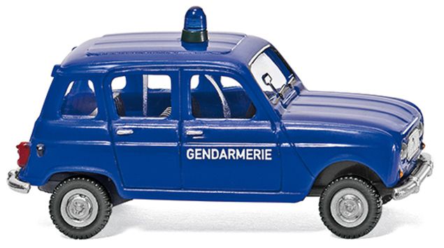 Renault 4L Gendarmerie au 1/87 (Wiking)