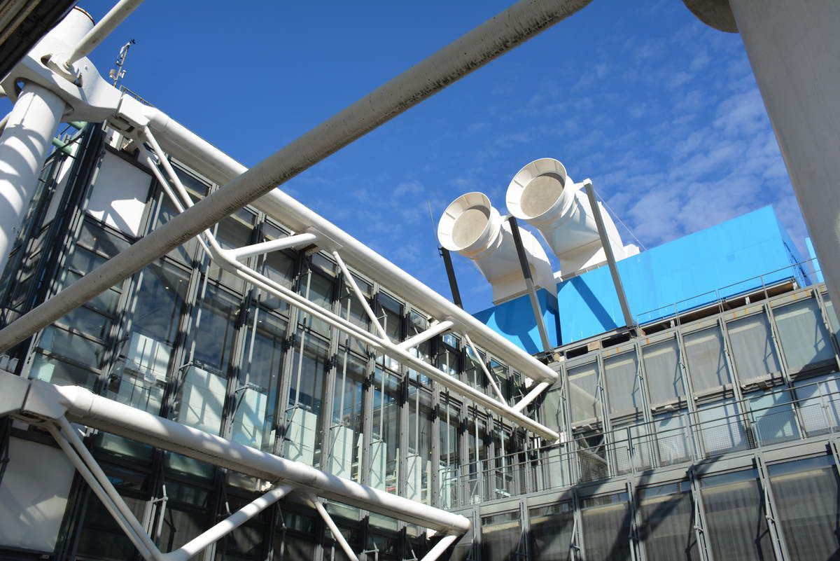 Renzo Piano et Richard Rogers - Centre Pompidou Paris - Photos: Lankaart (c)