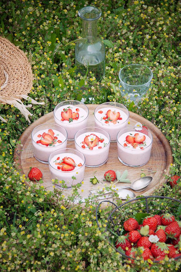 Mousse de fraises au mascarpone - recette facile