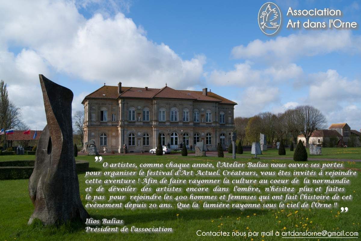 Campagne de candidature au Festival d'Art Actuel
