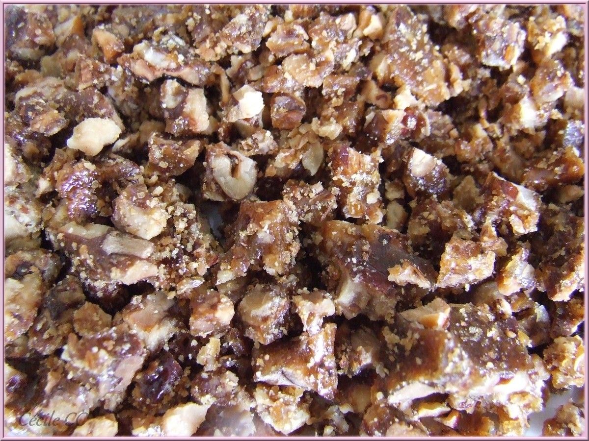 Noix de pécan caramélisées concassées... - Mes gâteaux rigolos by Cécile CC