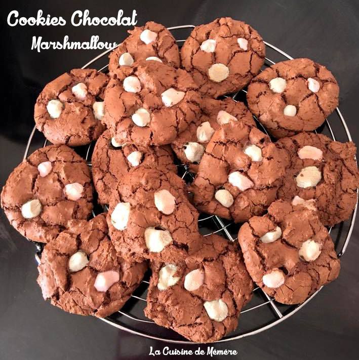 Cookies chocolat et guimauve